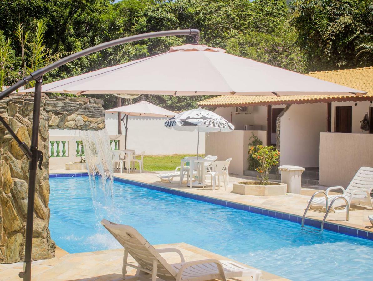 Pousada Recanto Garca Vermelha Peruibe Guarau Buitenkant foto